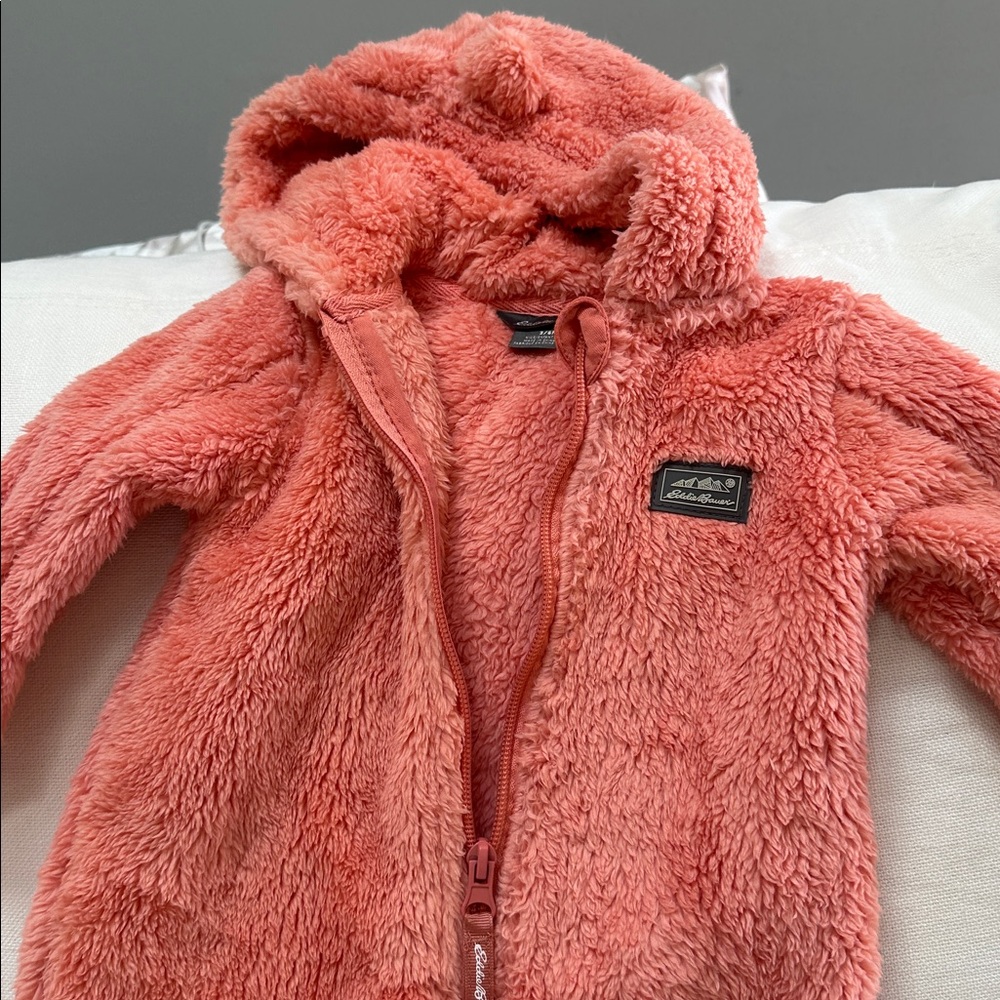 Eddie Bauer Plush Coral Hoodie